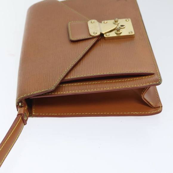 LOUIS VUITTON Epi Serie Dragonne Hand Bag Zipangu Gold M52618 LV Auth 92920 - Picture 4 of 16